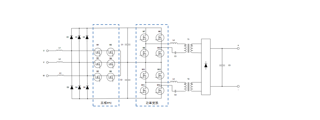 充電樁應用拓撲圖